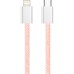 Дата кабель USB-C to Lightning 1.0m 27W pink ColorWay (CW-CBPDCL061-P)