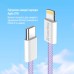 Дата кабель USB-C to Lightning 1.0m 27W purple ColorWay (CW-CBPDCL061-PU)