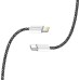 Дата кабель USB-C to Lightning 1.0m 27W black ColorWay (CW-CBPDCL061-BK)
