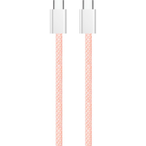 Дата кабель USB-C to USB-C 1.0m 60W 3.0А pink ColorWay (CW-CBPDCC061-P)