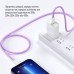 Дата кабель USB-C to USB-C 1.0m 60W 3.0А purple ColorWay (CW-CBPDCC061-PU)