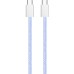 Дата кабель USB-C to USB-C 1.0m 60W 3.0А purple ColorWay (CW-CBPDCC061-PU)