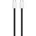 Дата кабель USB-C to USB-C 1.0m 60W 3.0А black ColorWay (CW-CBPDCC061-BK)