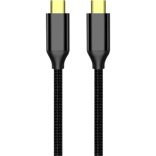 Дата кабель USB-C to USB-C 1.0m USB3.2 (20Gbps 4K PD100W) Gen2 5А black ColorWay (CW-CBPDCC062-BK)