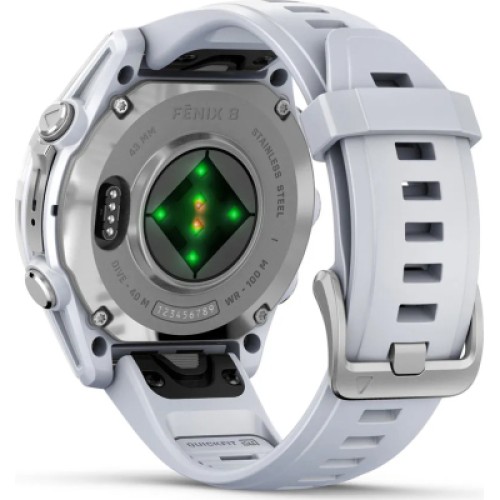Смарт-часы Garmin fenix 8 43mm, AMOLED, Glass, BareSS/Whitestone, WhitestoneBn (010-02903-00)
