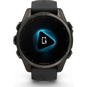 Смарт-часы Garmin fenix 8 43mm, AMOLED, Saph, CrbnGry Ti/Blk, Blk/PebblGryBnd, (010-02903-21)