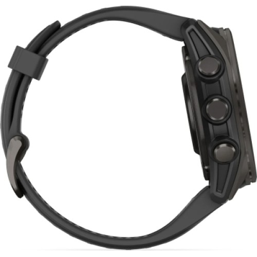 Смарт-часы Garmin fenix 8 43mm, AMOLED, Saph, CrbnGry Ti/Blk, Blk/PebblGryBnd, (010-02903-21)