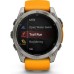 Смарт-часы Garmin fenix 8 51mm, AMOLED, Saph, Ti/Bare/Grpht, SparkOrg/GrphtBd, (010-02905-11)