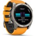 Смарт-часы Garmin fenix 8 51mm, AMOLED, Saph, Ti/Bare/Grpht, SparkOrg/GrphtBd, (010-02905-11)