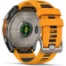 Смарт-часы Garmin fenix 8 51mm, AMOLED, Saph, Ti/Bare/Grpht, SparkOrg/GrphtBd, (010-02905-11)