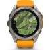 Смарт-часы Garmin fenix 8 51mm, AMOLED, Saph, Ti/Bare/Grpht, SparkOrg/GrphtBd, (010-02905-11)