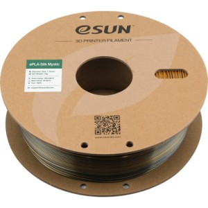 Пластик для 3D-принтера eSUN ePLA-Silk Mystic 1кг, 1.75мм, gold-green-black (ePLA-SilkMystic-P175GGB1)
