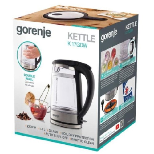 Электрочайник Gorenje K 17 GDW
