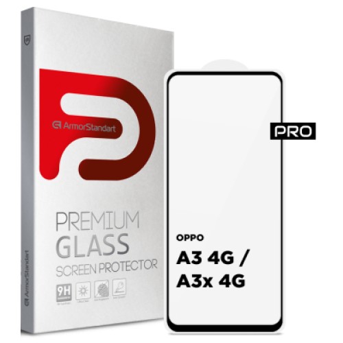 Стекло защитное Armorstandart Pro OPPO A3 4G / A3x 4G Black (ARM80892)