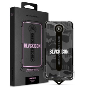 Стекло защитное Armorstandart Black Icon Supreme EZ iPhone 15 Pro (ARM79262)