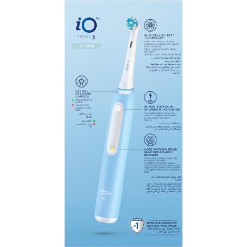 Электрическая зубная щетка Oral-B iOG3.1A6.0 Ice Blue