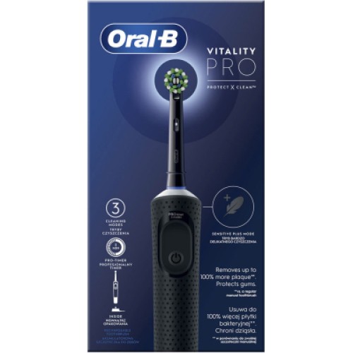 Электрическая зубная щетка Oral-B D103.413.3 PRO Black