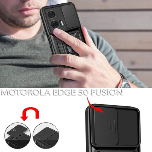 Чехол для мобильного телефона BeCover Military Motorola Edge 50 Fusion Black (712162)