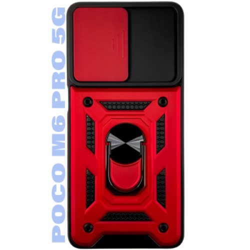 Чехол для мобильного телефона BeCover Military Poco M6 Pro 4G Red (710940)