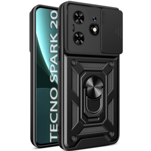 Чехол для мобильного телефона BeCover Military Tecno Spark 20 (KJ5n) Black (712168)