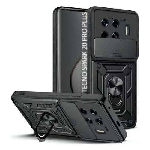 Чехол для мобильного телефона BeCover Military Tecno Spark 20 Pro Plus (KJ7) Black (712169)