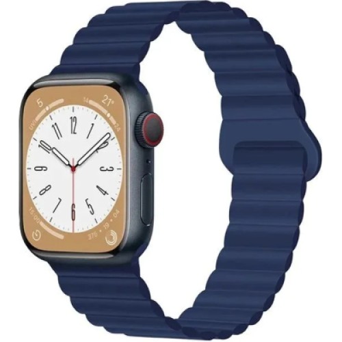 Ремешок для смарт-часов Drobak Silicone Magnetic Link для Apple Watch All Series 38/40/41mm Midnight blue (898920)