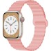 Ремінець до смарт-годинника Drobak Silicone Magnetic Link для Apple Watch All Series 38/40/41mm Pink sand (898921)