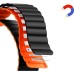 Ремешок для смарт-часов Drobak Silicone Magnetic Link для Apple Watch All Series 38/40/41mm Starlight orange (898924)