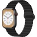 Ремешок для смарт-часов Drobak Silicone Magnetic Link для Apple Watch All Series Ultra 2 49/45/44/42mm Dark black (898929)