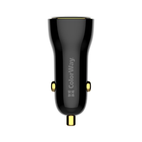 Зарядное устройство ColorWay PowerDelivery PPS USB (USB-A + USB-C) (60W) Black (CW-CHA046PD-BK)