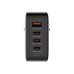 Зарядное устройство ColorWay Power Delivery GaN (USB-A + 3USB TYPE-C) (100W) (CW-CHS047PD-BK)