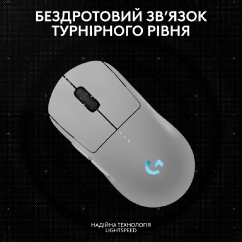 Мышка Logitech G Pro 2 Lightspeed Wireless White (910-007302)