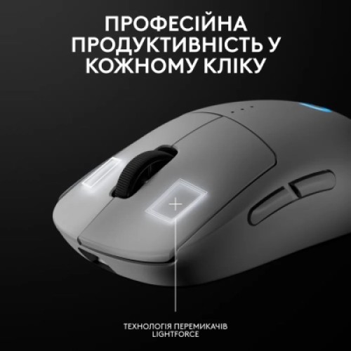 Мышка Logitech G Pro 2 Lightspeed Wireless White (910-007302)