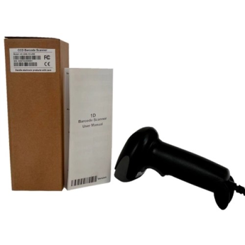 Сканер штрих-кода ІКС ІКС-3206 CCD/1D, USB, black (ІКС-3206-1D-USB)