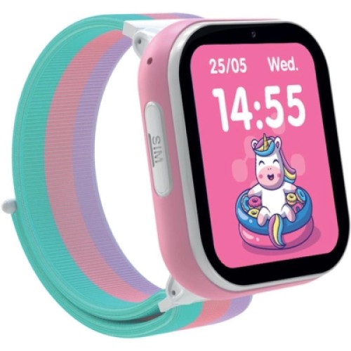 Смарт-часы Gelius Pro GP-PK008 (Rainbow) White Kids smart watch with GPS/4G (Pro GP-PK008 (Rainbow) White)