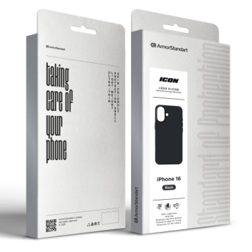 Чехол для мобильного телефона Armorstandart ICON2 Case Apple iPhone 16 Black (ARM78615)