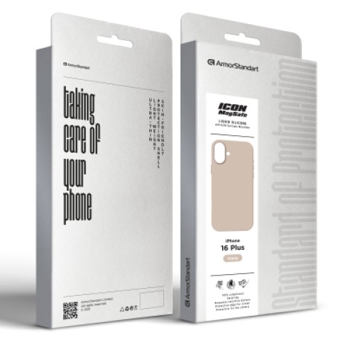 Чехол для мобильного телефона Armorstandart ICON2 MagSafe Apple iPhone 16 Plus Ivory (ARM80185)
