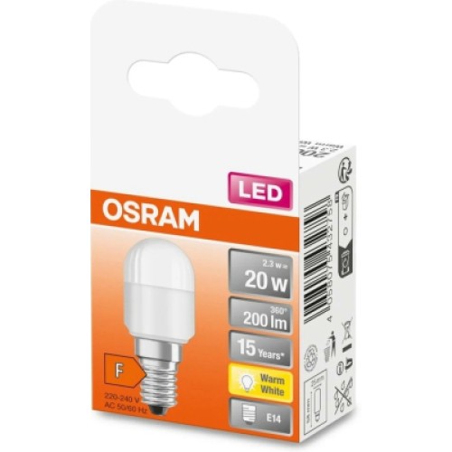 Лампочка Osram LED T26 20 2,3W/827 230V FR E14 (4058075432758)