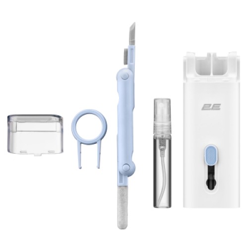 Универсальный чистящий набор 2E for office equipment, 7in1, white-blue (2E-SK7IN1)