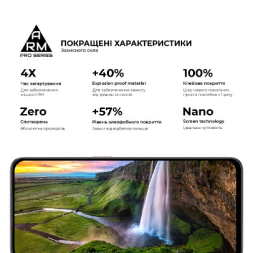 Стекло защитное Armorstandart Pro ZTE Nubia Neo 2 5G Black (ARM78903)