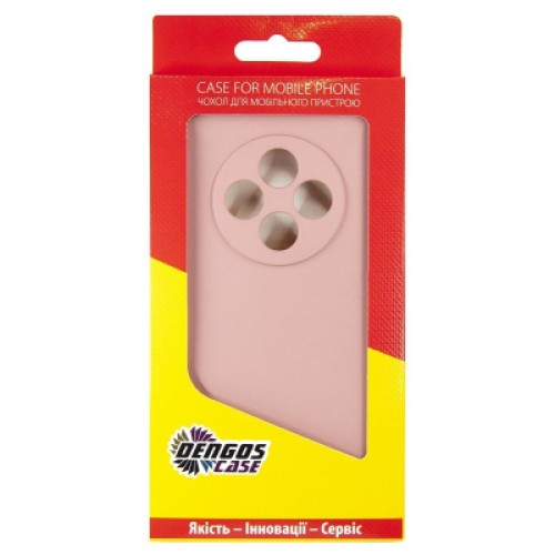 Чехол для мобильного телефона Dengos Oppo Reno 12 F/FS Soft + glass (Pink) (DG-KM-116)