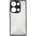 Чехол для мобильного телефона Dengos POCO M6 Pro 4G Matte + glass (Black) (DG-KM-111)