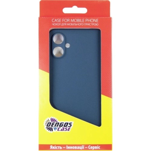 Чехол для мобильного телефона Dengos Samsung Galaxy A06 Carbon + glass (Blue) (DG-KM-114)