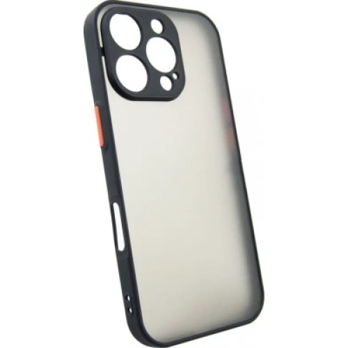Чехол для мобильного телефона Dengos Matte iPhone 16 Pro (black) (DG-TPU-MATT-150)