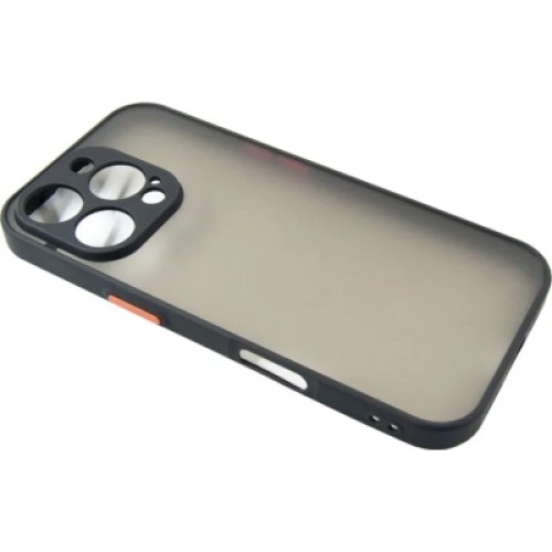 Чехол для мобильного телефона Dengos Matte iPhone 16 Pro (black) (DG-TPU-MATT-150)