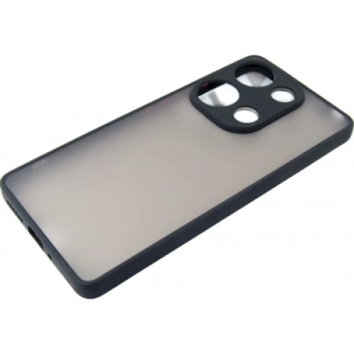 Чехол для мобильного телефона Dengos Matte POCO M6 Pro 4G (black) (DG-TPU-MATT-149)