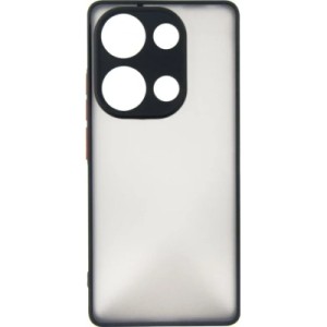 Чехол для мобильного телефона Dengos Matte POCO M6 Pro 4G (black) (DG-TPU-MATT-149)