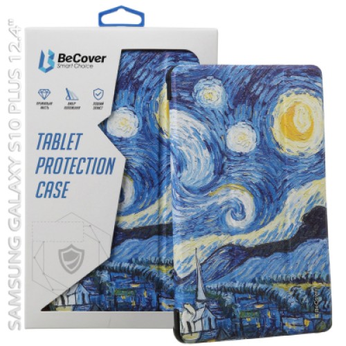 Чехол для планшета BeCover Smart Case Samsung Galaxy Tab S10 Plus (SM-X820/SM-X826) 12.4" Night (712245)