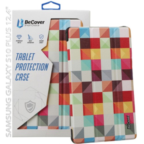 Чехол для планшета BeCover Smart Case Samsung Galaxy Tab S10 Plus (SM-X820/SM-X826) 12.4" Square (712247)