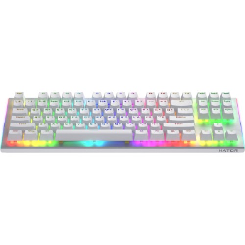 Клавиатура Hator Gravity X TKL Orange USB White (HTK551UA)